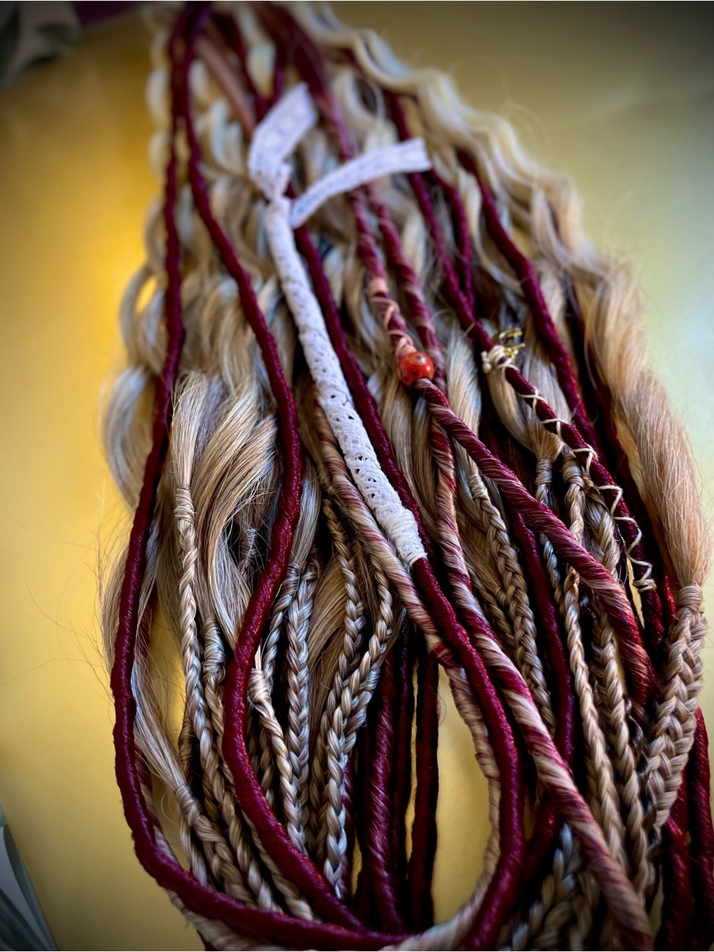 Custom Partial Synthetic (Braid-In) Dreadlock Extensions• Plz Read Description!